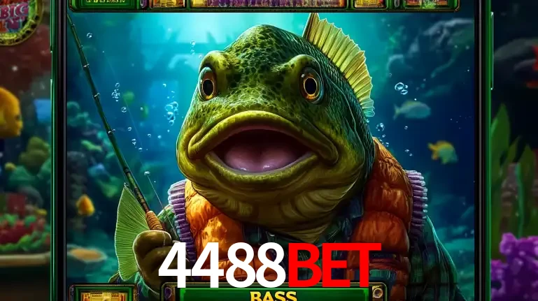 Personagem de peixe pescador do popular jogo de slot com tema de pescaria, uma das emocionantes opções de caça-níqueis para jogar e ganhar no cassino 4488bet.